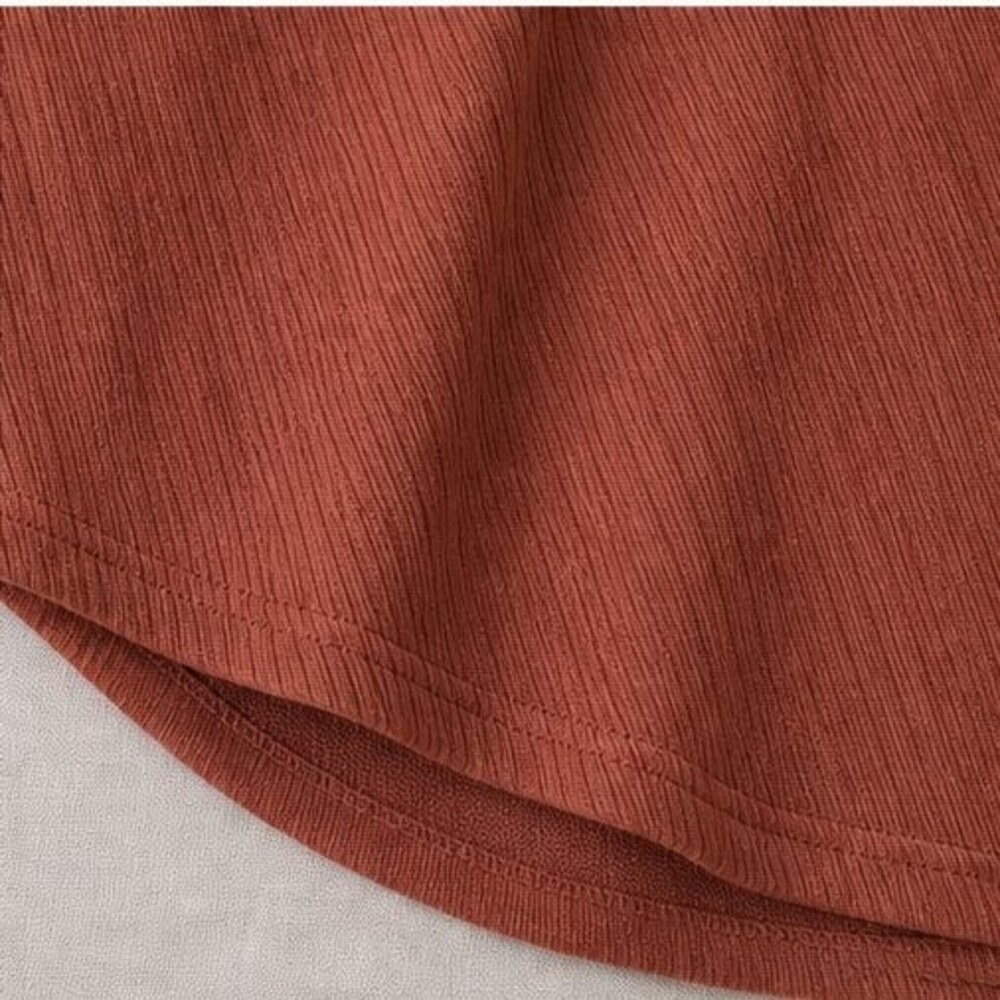 Rust Puff Sleeve Top - Picture 6 of 6